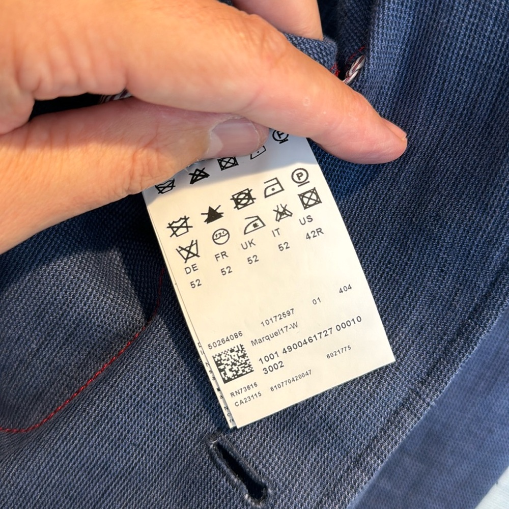 Boss by Hugo Boss - slim fit linen blazer - one flaw, please read description - Picture 9 of 12